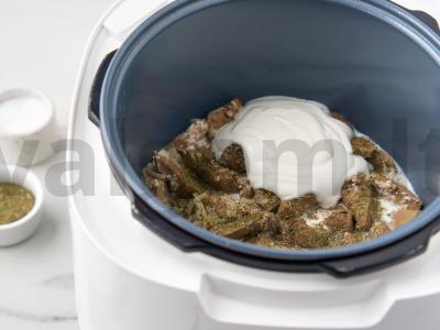 Jautienos kepenys su pienu Žingsnis 5