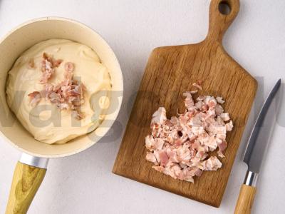 Sūris iš varškės su šonine Žingsnis 7