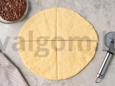 Bandelės su marcipanu Žingsnis 5