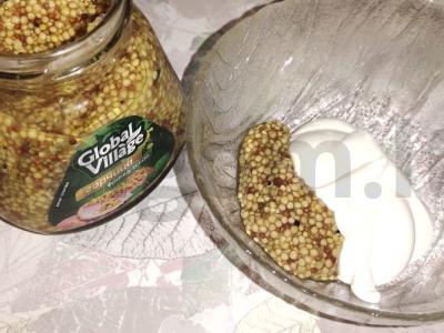 Kepti bulvytės su kvapniu salierų ir prancūziškos garstyčių padažu Žingsnis 2