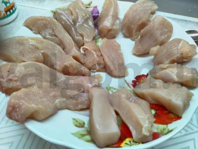 Vištienos nagetai su sezamų danga Žingsnis 1