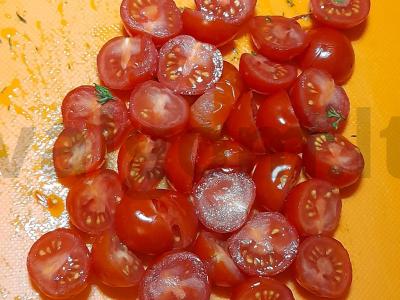 Salotas su krevetėmis, žolelėmis ir česnaku Žingsnis 2