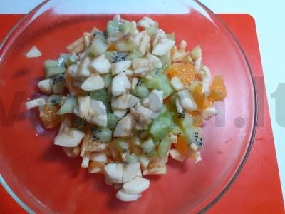 Vaisių salotas „Stebuklas“ Žingsnis 4