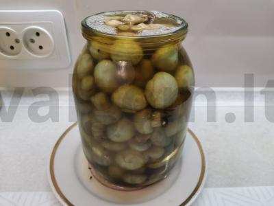 Konservuoti šampinjonai Žingsnis 6