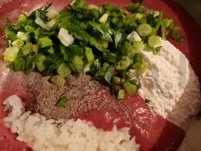 Kepenėlių ir ryžių blynai Žingsnis 2