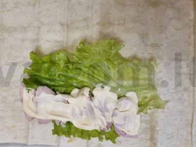 Sumuštinis-ritinys su sous-vide vištiena Žingsnis 4