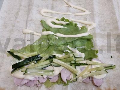 Sumuštinis-ritinys su sous-vide vištiena Žingsnis 5