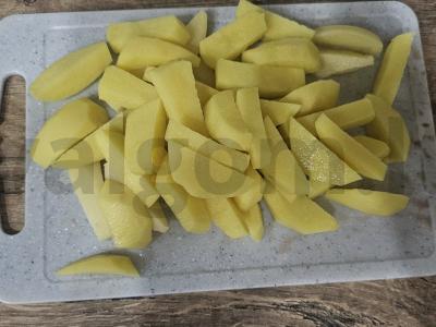 Troškinta kalakutų kepenėlė su bulvėmis Žingsnis 3