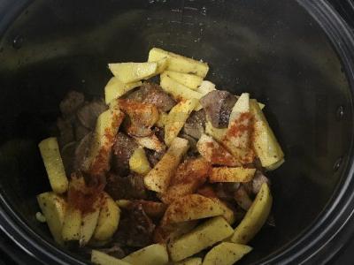 Troškinta kalakutų kepenėlė su bulvėmis Žingsnis 5