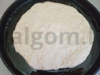 Sūrio suluguni ir dešros salchichon pyragas Žingsnis 6