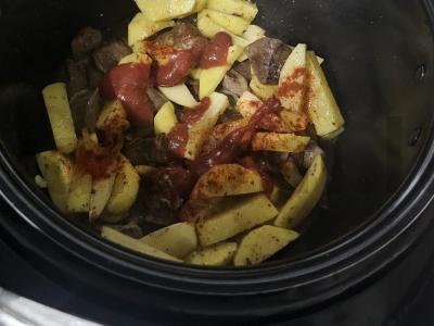 Troškinta kalakutų kepenėlė su bulvėmis Žingsnis 6