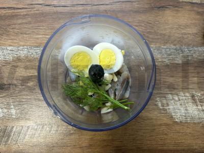 Švelnus silkės ir kiaušinio musas Žingsnis 5