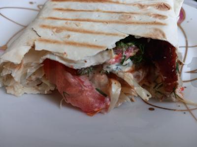 Šašlykas su kalakutiena ir daržovėmis pagrindine nuotrauka