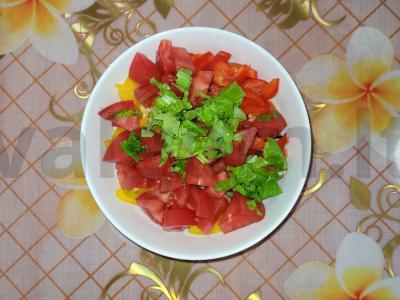 Salotas „Šut žirnių“ Žingsnis 4