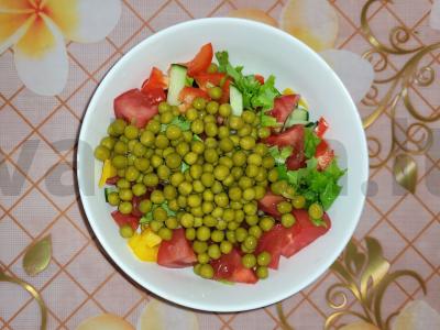 Salotas „Šut žirnių“ Žingsnis 5