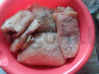 Sūdyta žąsų taukai Žingsnis 4