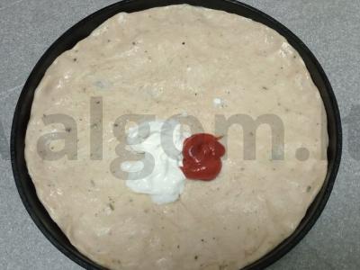 Pica su kumpiu ir vynuogėmis Žingsnis 2