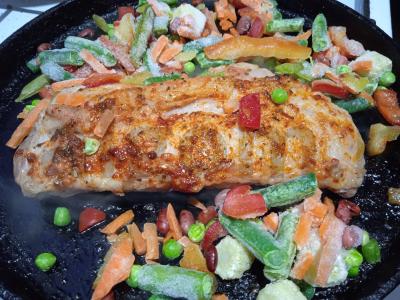 Aštrūs kiaulienos šonkauliai, kepti su karibų mišiniu Žingsnis 4