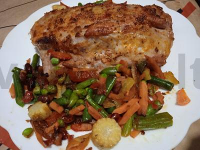 Aštrūs kiaulienos šonkauliai, kepti su karibų mišiniu Žingsnis 5