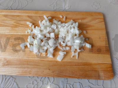 Bulguras su vištiena ir žirneliais Žingsnis 3