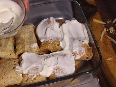 Blynai su faršu ir sūriu „Bojarskiai“ Žingsnis 17