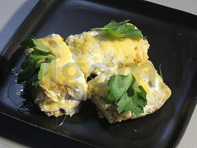 Blynai su faršu ir sūriu „Bojarskiai“ pagrindine nuotrauka