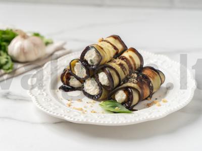 PP-ritinėliai iš baklažanų pagrindine nuotrauka