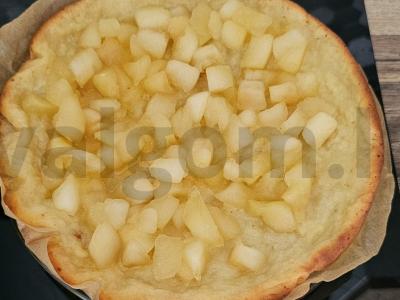 Karamelizuotų obuolių apkepas Žingsnis 7