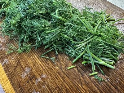 Marinuoti agurkai su jaunu česnaku Žingsnis 6