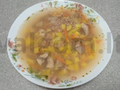 Grikių sriuba su pievagrybiais pietums Žingsnis 6