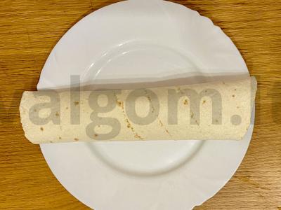 Tortilija su kalakutiena, sūriu ir agurku Žingsnis 4