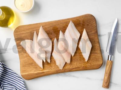 Menkių filė su bulvėmis orkaitėje Žingsnis 1