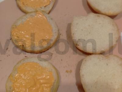 Mini burgeriai su naminiu kotletu Žingsnis 6