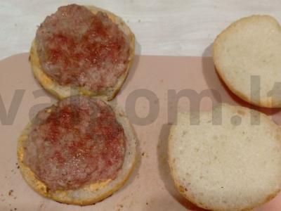 Mini burgeriai su naminiu kotletu Žingsnis 8