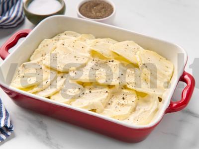 Menkių filė su bulvėmis orkaitėje Žingsnis 6