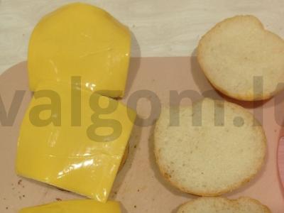 Mini burgeriai su naminiu kotletu Žingsnis 9