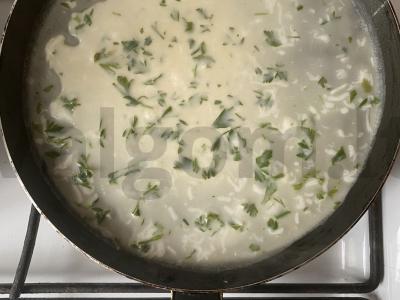 Blynai su halumi sūriu ir morkų žolelėmis Žingsnis 11