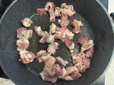 Kepinys iš garinto ir raudono ryžių su kiauliena Žingsnis 2