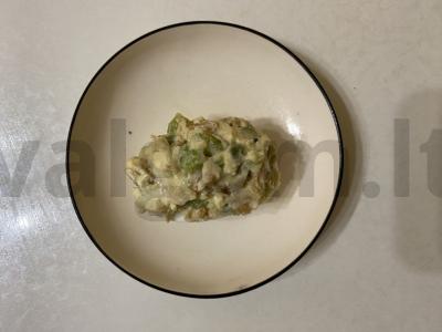 Įdaryti kiaušiniai su kiviais ir pupelėmis Žingsnis 4