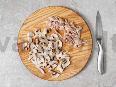 Sotūs lęšių ir kopūstų sriuba Žingsnis 1