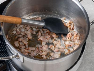 Sotūs lęšių ir kopūstų sriuba Žingsnis 2