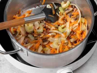 Sotūs lęšių ir kopūstų sriuba Žingsnis 5