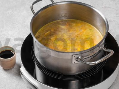 Sotūs lęšių ir kopūstų sriuba Žingsnis 6