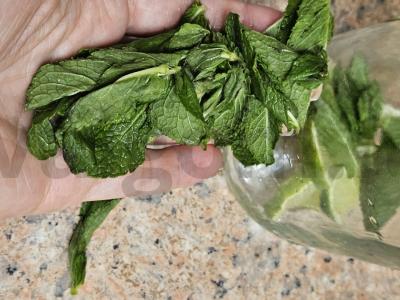 Mėtų vasaros mohitas Žingsnis 3