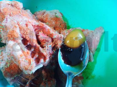 Vištienos kaklai su rozmarinu Žingsnis 2