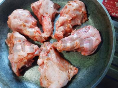 Vištienos kaklai su rozmarinu Žingsnis 3