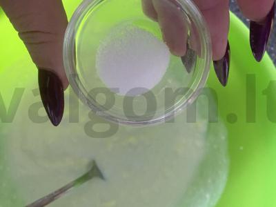 Varškės blynai per 15 minučių Žingsnis 3