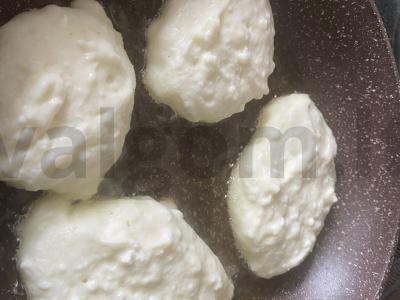 Varškės blynai per 15 minučių Žingsnis 7