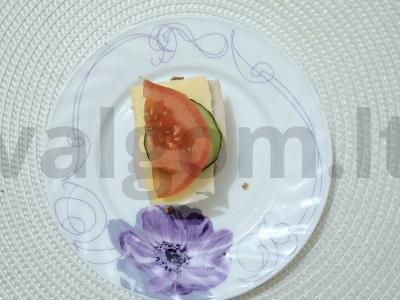 Naudingas avižinių sėlenų PP sumuštinis Žingsnis 6