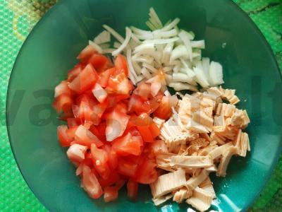 Sojų pupelių šparagai su žaliąja pupelių ir špinatų Žingsnis 1